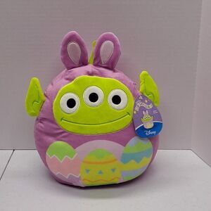 Squishmallow Easter ALIEN Martien 10" Disney Toy Story Plush 2023 Bunny Ears NEW